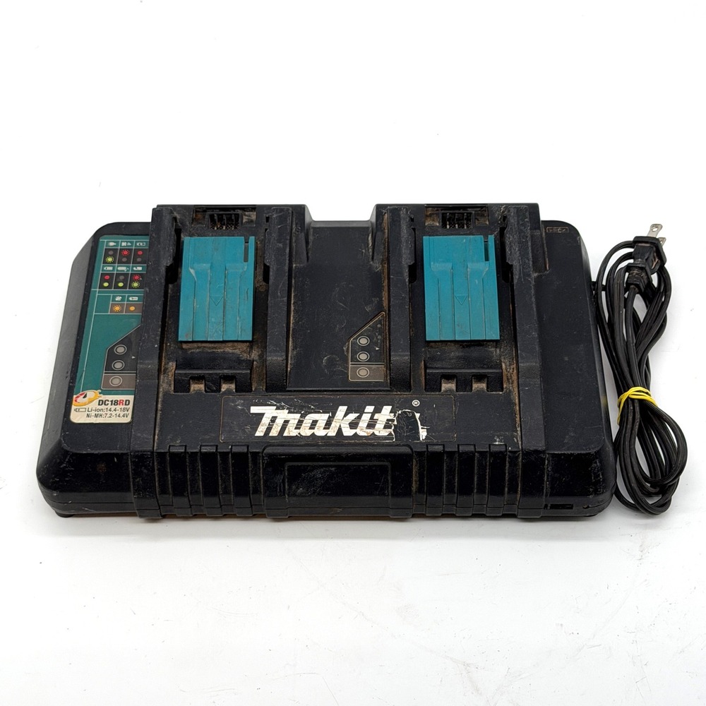 Makita DC18RD 18V LXT Lithium-Ion Dual Port Rapid Optimum Charger Black